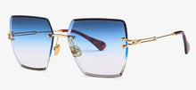 Load image into Gallery viewer, Women square rimless sunglasses