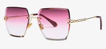 Load image into Gallery viewer, Women square rimless sunglasses