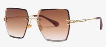 Load image into Gallery viewer, Women square rimless sunglasses