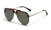 Load image into Gallery viewer, Unisex half frame sunglasses
